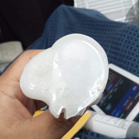 Handmade White See No Evil Dragon Statue Figurine - Picture 6 of 6